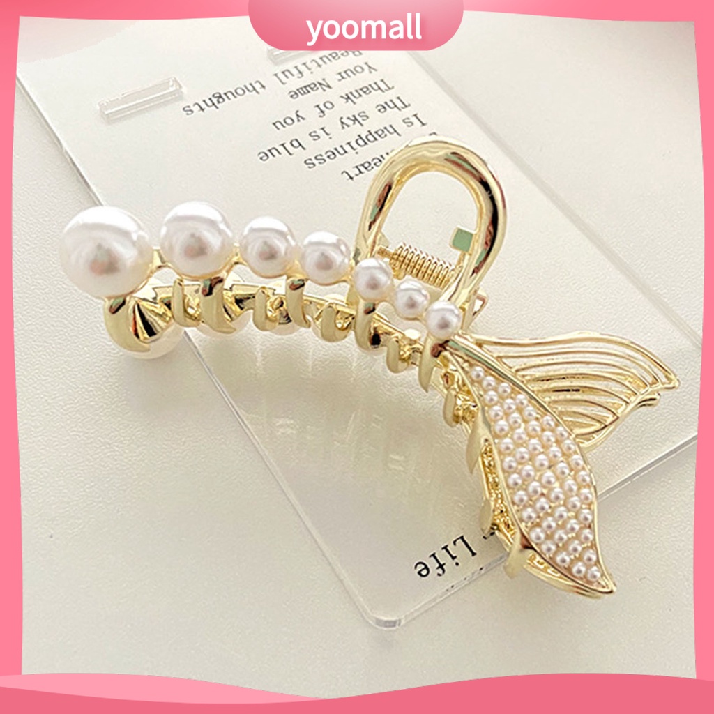 Kẹp Tóc Đuôi Cá Đính Ngọc Trai Nhân Tạo Đa Năng Thời Trang Cho Nữ