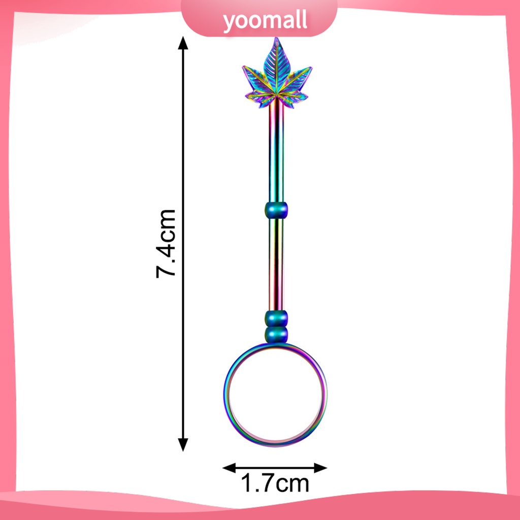 [YM] Nhẫn Đeo Ngón Tay Bằng Đồng Trơn Hình Lá Phong Thông Dụng Cho Người Lớn
