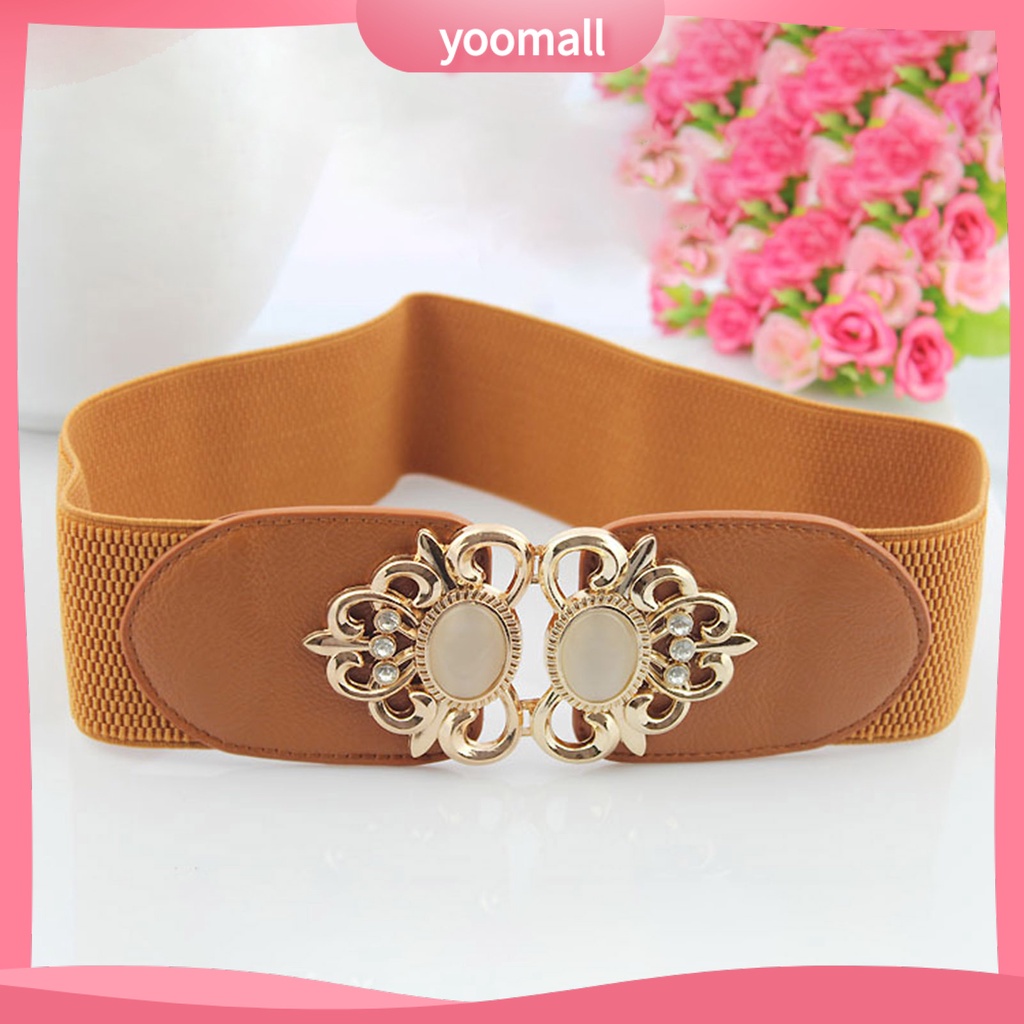 Thắt Lưng Polyester Bản Rộng Có Khóa Cài Co Giãn Tốt Phù Hợp Cho Định Hình Cơ Thể