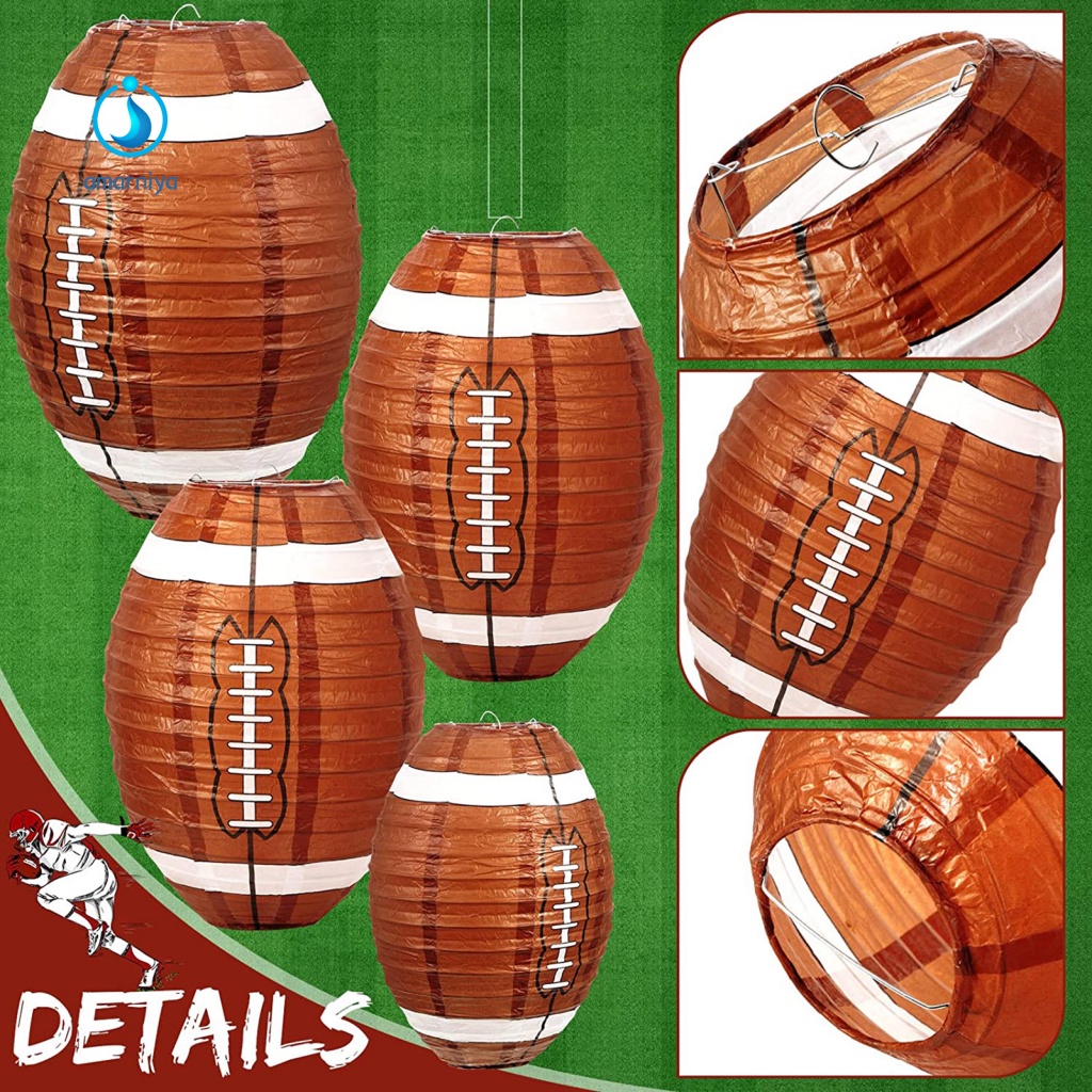 Lồng Đèn Giấy Rỗng Bằng Sắt Hình Quả Bóng Đá Có Thể Tái Sử Dụng
