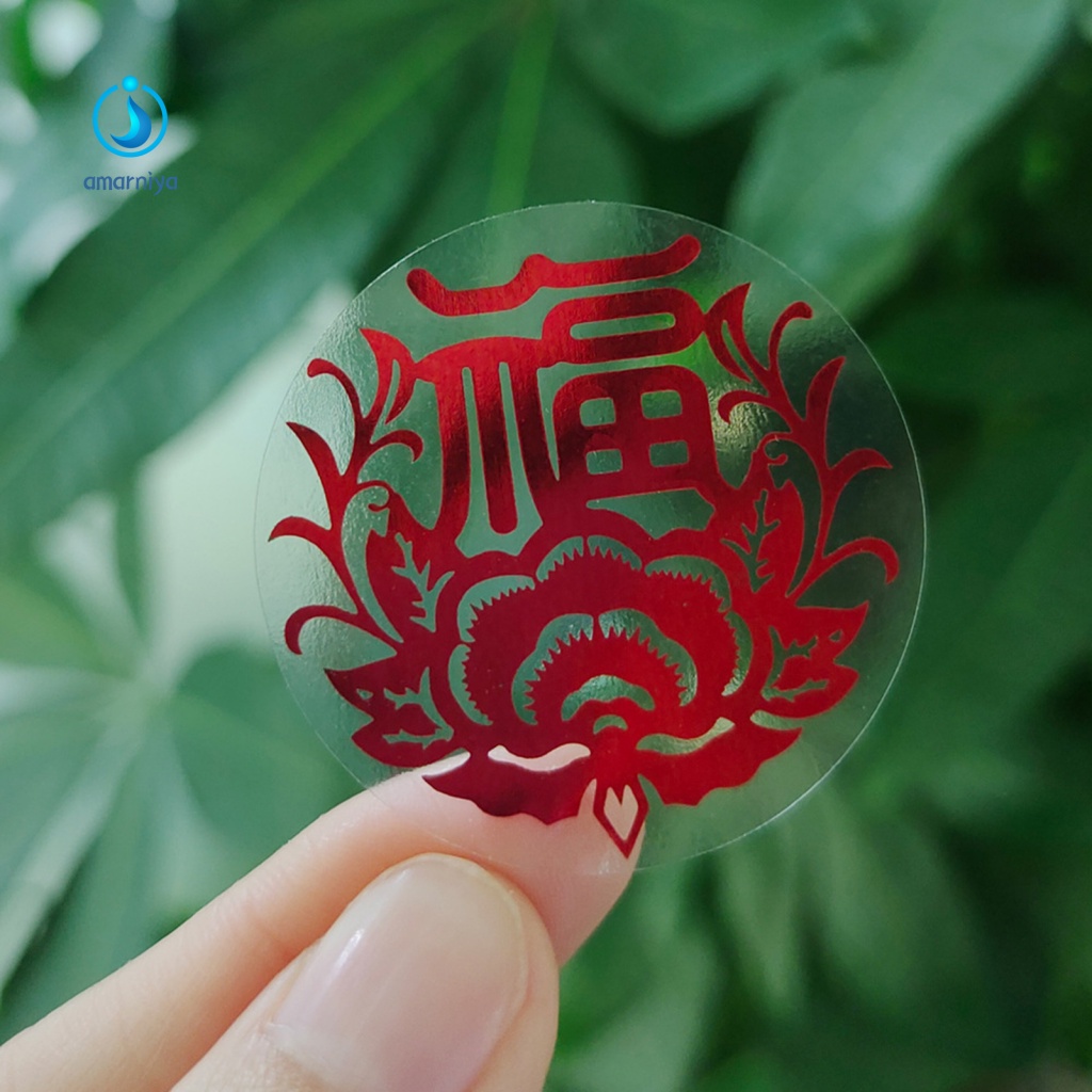 1 Cuộn Sticker Tròn Dán Trang Trí Cửa Dễ Tháo Gỡ