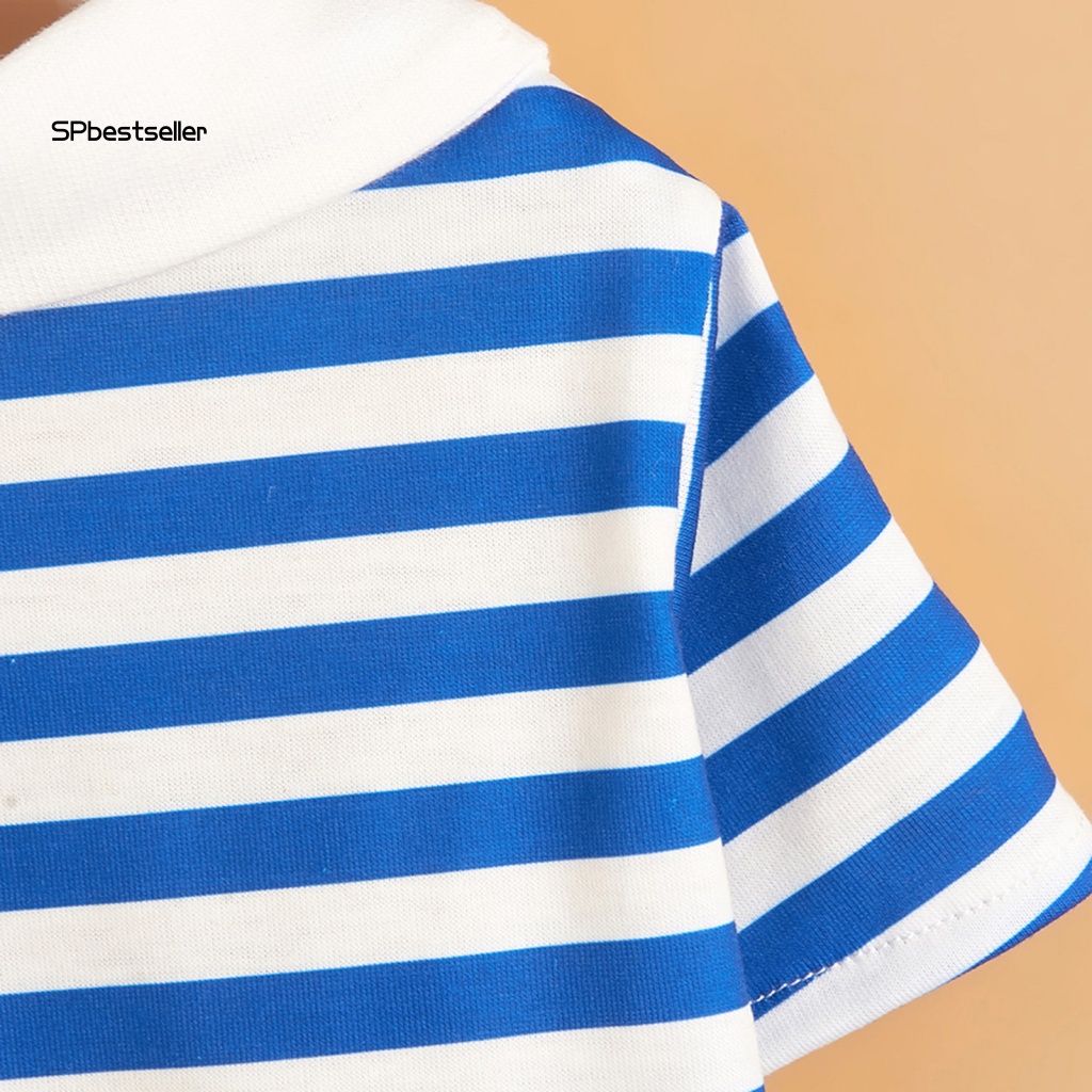 Áo Họa Tiết Sọc Mỏng Màu Xanh Navy Thoải Mái Thời Trang Mùa Hè Cho Thú Cưng