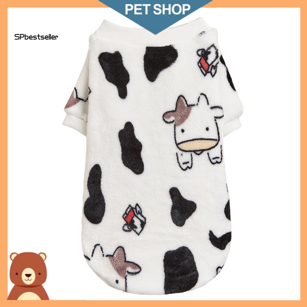 Áo Polyester Bền Họa Tiết Gia Súc Sáng Tạo Cho Thú Cưng