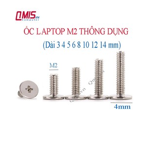 Thay Ốc vít đáy laptop M2 màu trắng bạc dùng cho laptop Asus Acer Dell HP Lenovo Sony