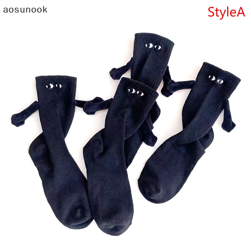 1 Đôi Vớ Xỏ Ngón Bằng Cotton Thoáng Khí Thoải Mái In Hình Đôi Mắt Hoạt Hình Dễ Thương Có Nam Châm Nổi Tiếng