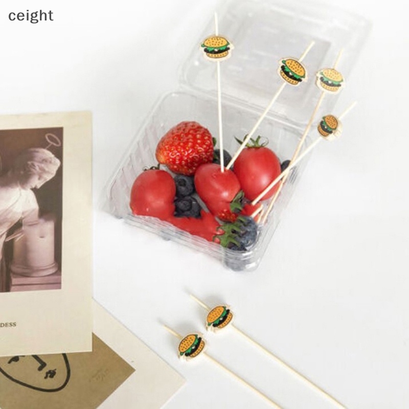 Set 100 Que Tre Dùng Một Lần Chuyên Dụng Cho Gắp Bánh Hamburger