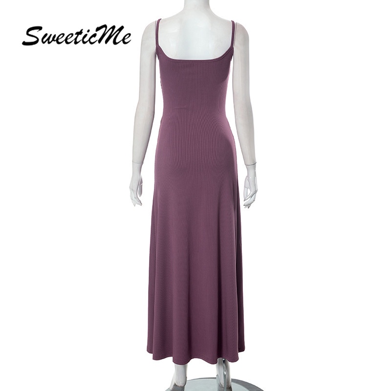 Đầm Dài Màu Trơn Dáng Ôm Gợi Cảm Thời Trang 2023 Dành Cho Bạn Nữ