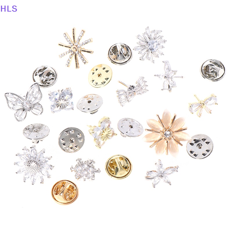 Set 1 / 2 Ghim Cài Áo Hình Hoa / Bướm Nhỏ Xinh Thời Trang Cho Nữ