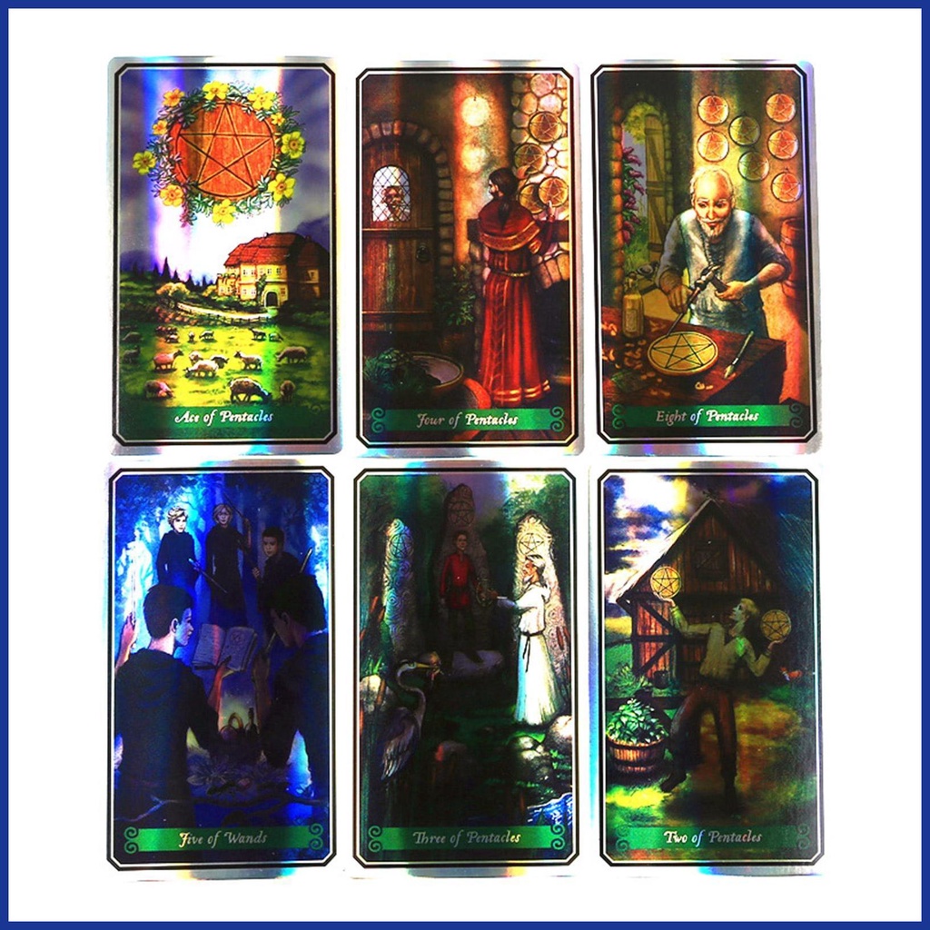 Bộ Bài Tarot Kích Thước 9.8 * 5.7cm Trang Trí Tiệc