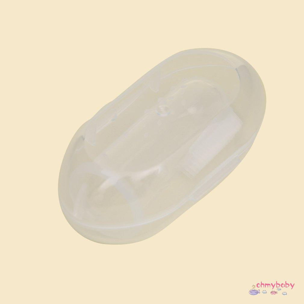 【OMB】 Baby Toothbrush Food Grade Silicone Finger Toothbrush for Baby &amp; Toddlers
