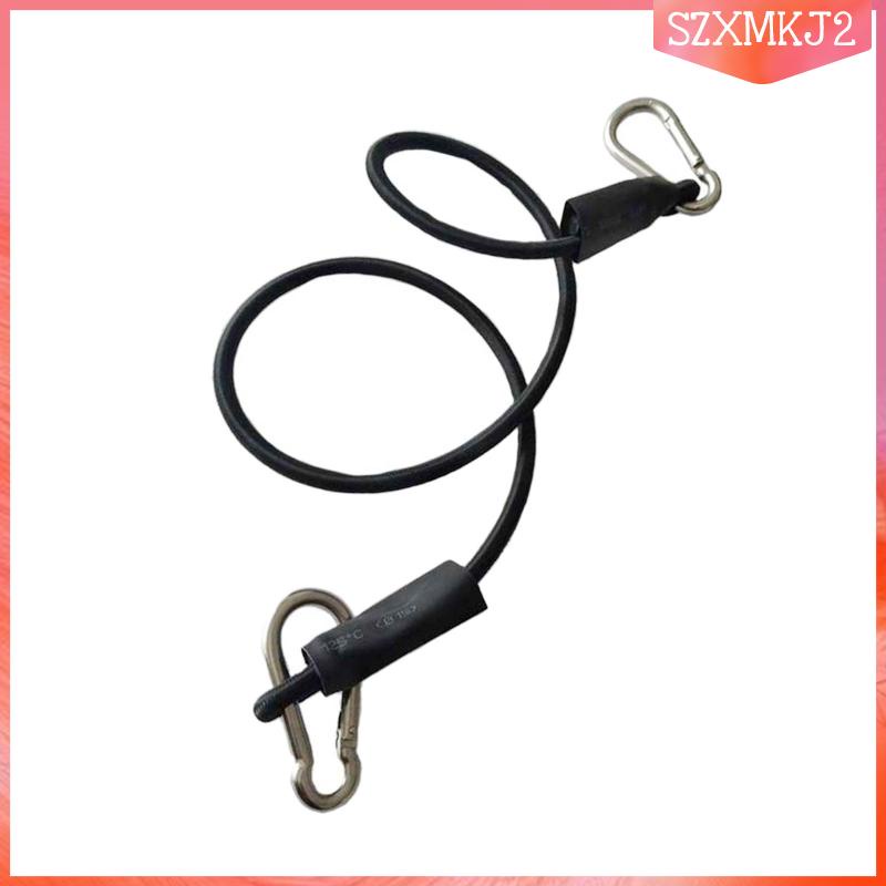 Dây Bungee Màu Đen Dày 6mm 16 inch Dùng Cho Xe Đạp / Cắm Trại