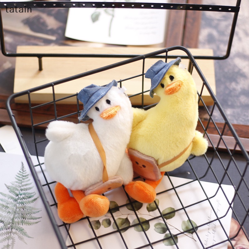 Móc Khóa Hình Chú Vịt Nhồi Bông Đáng Yêu