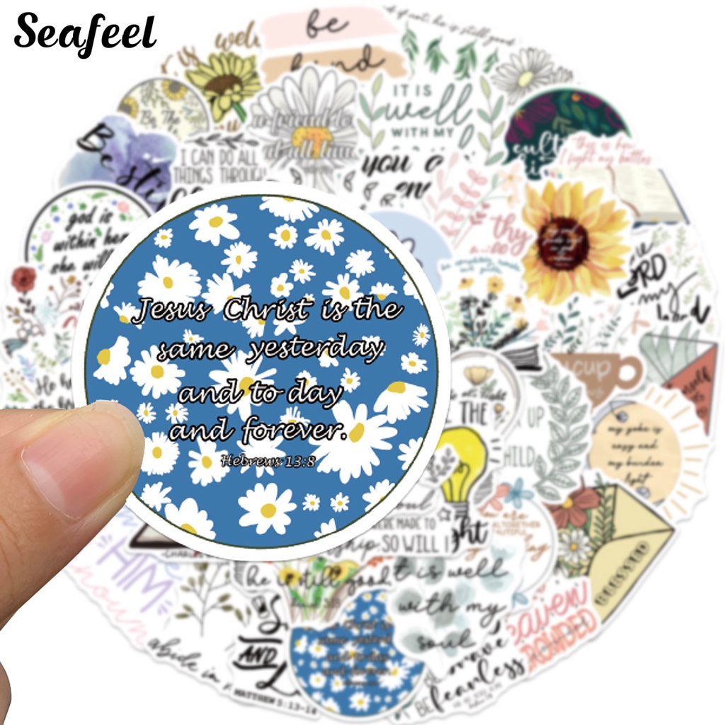 Bộ 50 Miếng Dán Graffiti Chống Nước Chống Nắng Không Để Lại Dấu Vết