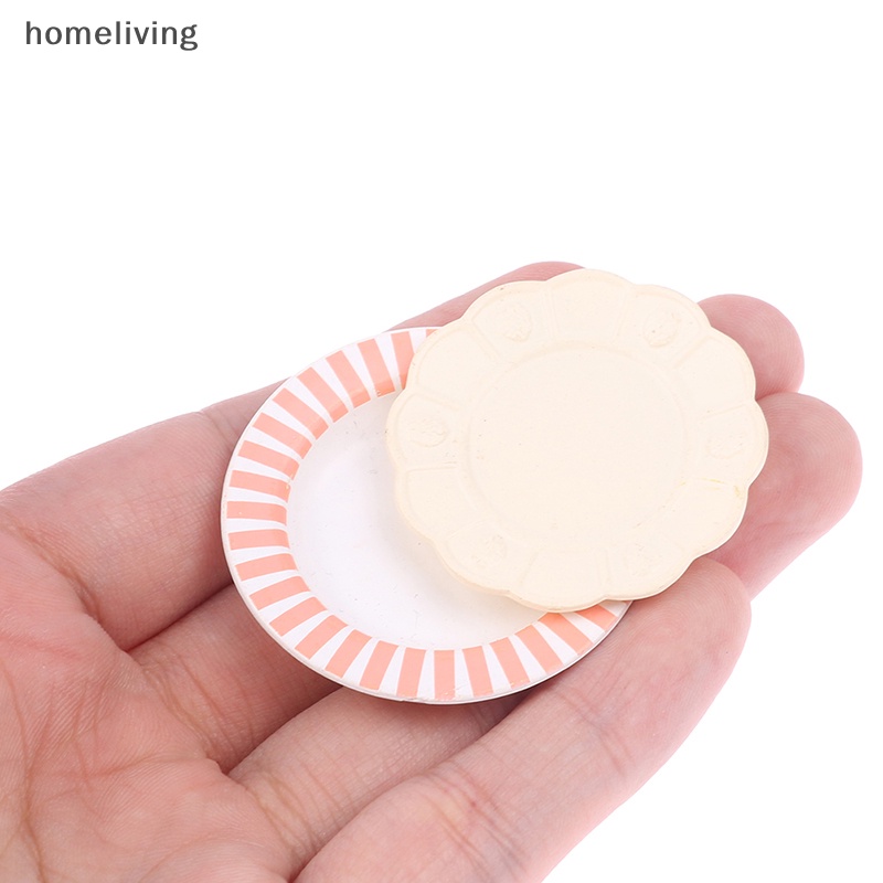 Mô Hình Đĩa Bánh Kem Mini Trang Trí Nhà Búp Bê DIY