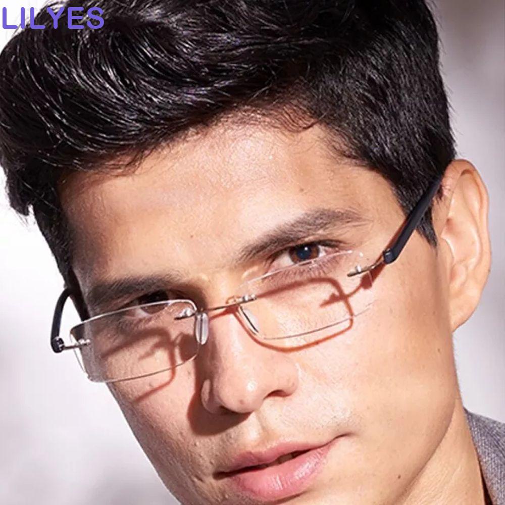 Lilyes Kính Mát Không Gọng Chống Bức Xạ Cho Nam Và Nữ