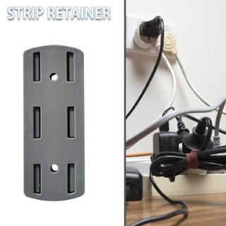 Wall-Mount Self Adhesive Power Strip Holder Fixator Socket Cable Fixer Rack