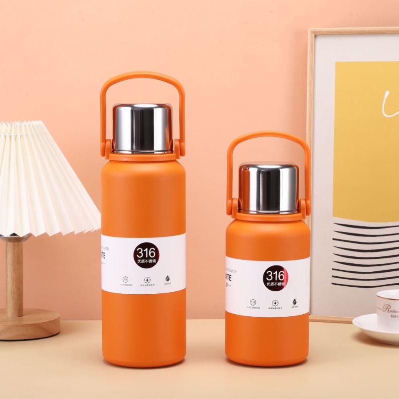 Bình Nước Giữ Nhiệt Bằng Thép Không Gỉ 316 Dung Tích 1.5L Dễ Dàng Mang Theo