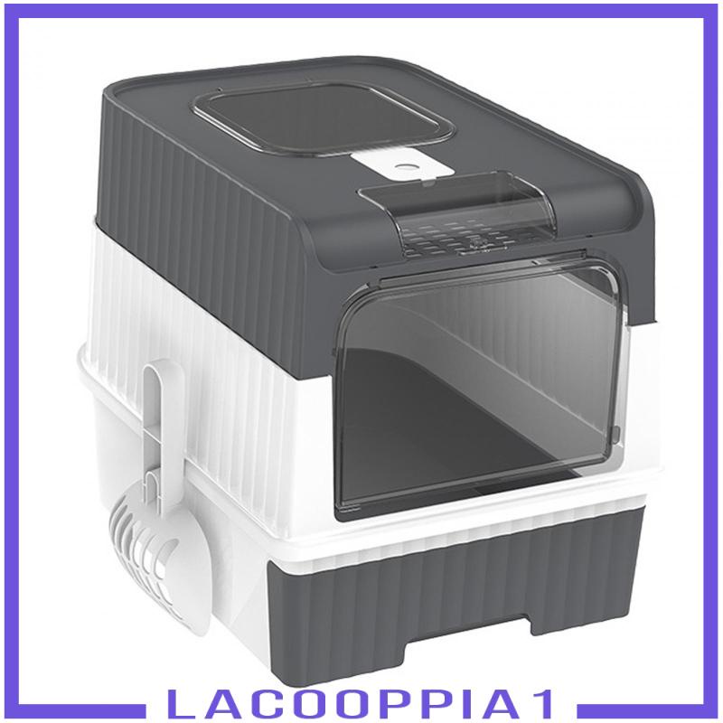 Hộp Vệ Sinh Gập Gọn Có Nắp Đậy Dễ Lau Chùi Cho Mèo