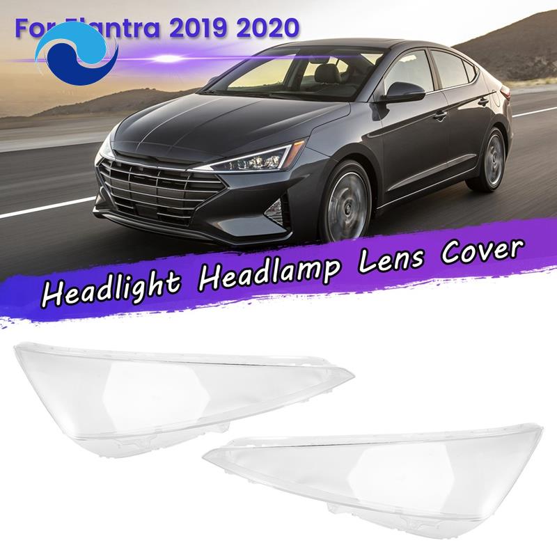 Ốp Đèn Pha Chất Lượng Cao Cho Xe Hơi Hyundai Elantra 2019 2020