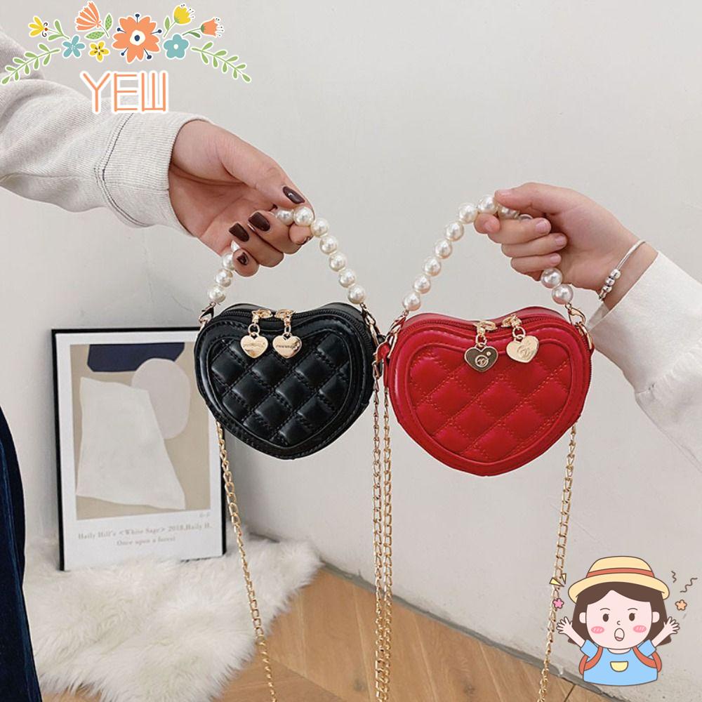 Túi Đeo Chéo Hình Trái Tim Kiểu Công Chúa Dễ Thương