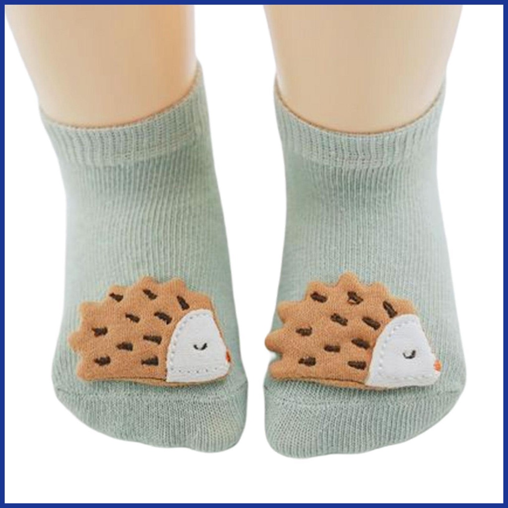 Vớ Em Bé Sơ Sinh Đính Búp Bê Hoạt Hình Dễ Thương