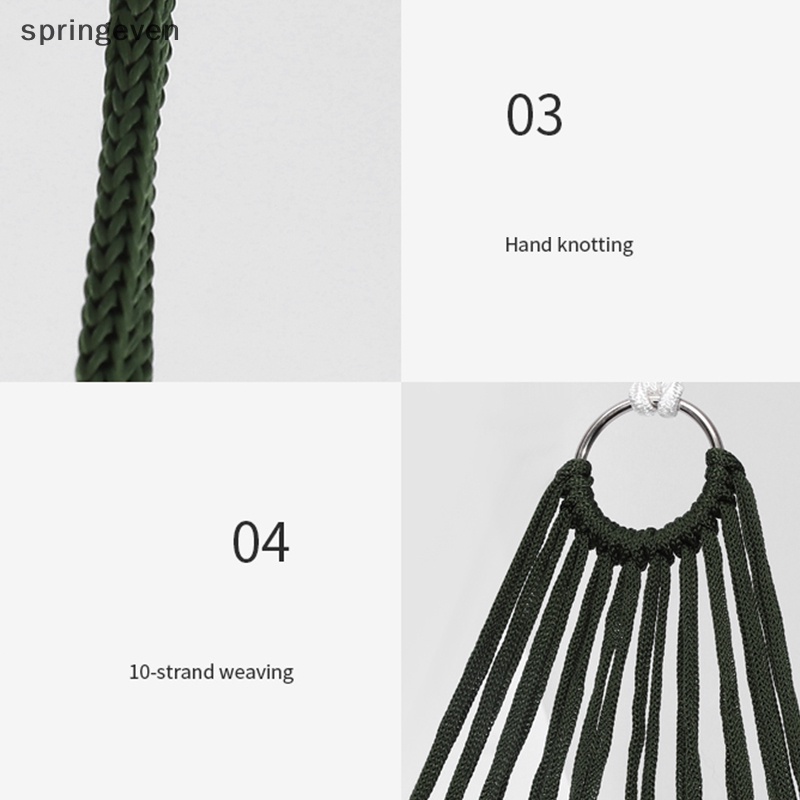 Võng Lưới Đan 10 Sợi nylon Dày Dặn Nhỏ Gọn Dễ Dàng Mang Theo Trong Nhà / Ngoài Trời