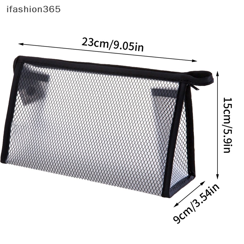 1 Túi Lưới Đựng Mỹ Phẩm / Đồ Trang Điểm Tiện Dụng Khi Đi Du Lịch ifashion365