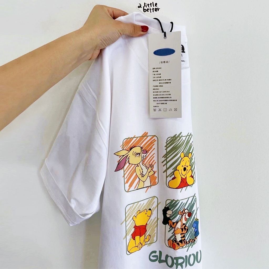 Nữ t-shirt trắng cỡ lớn nam t-shirt unisex top for work and school