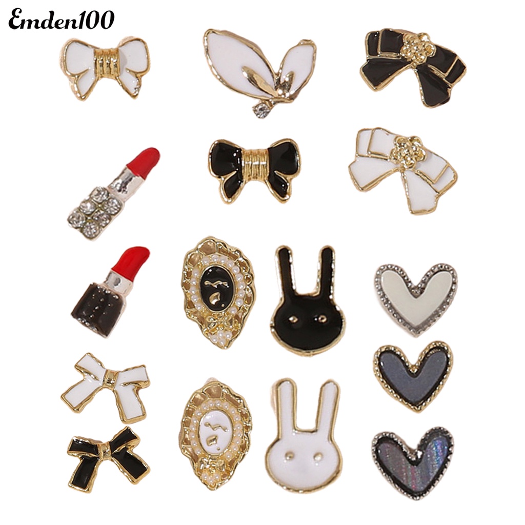 Set 10 Phụ Kiện Trang Trí Móng Tay Nghệ Thuật Xinh Xắn