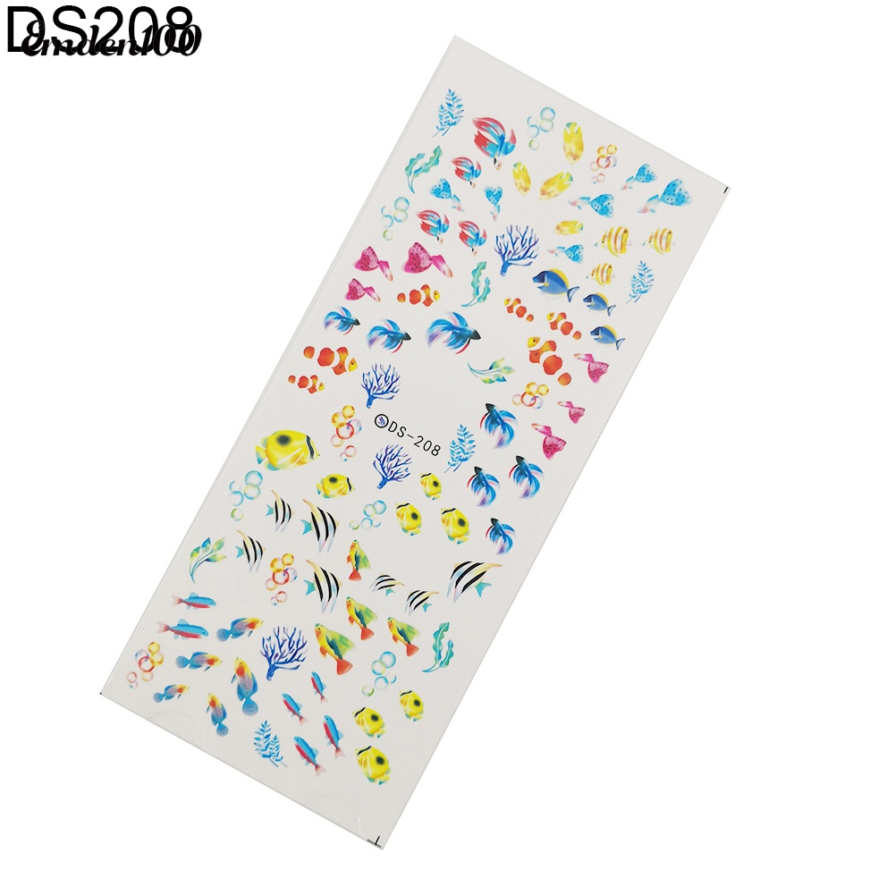 Miếng Dán Trang Trí Móng Tay Chống Nước Hình Vỏ Sò Sao Biển
