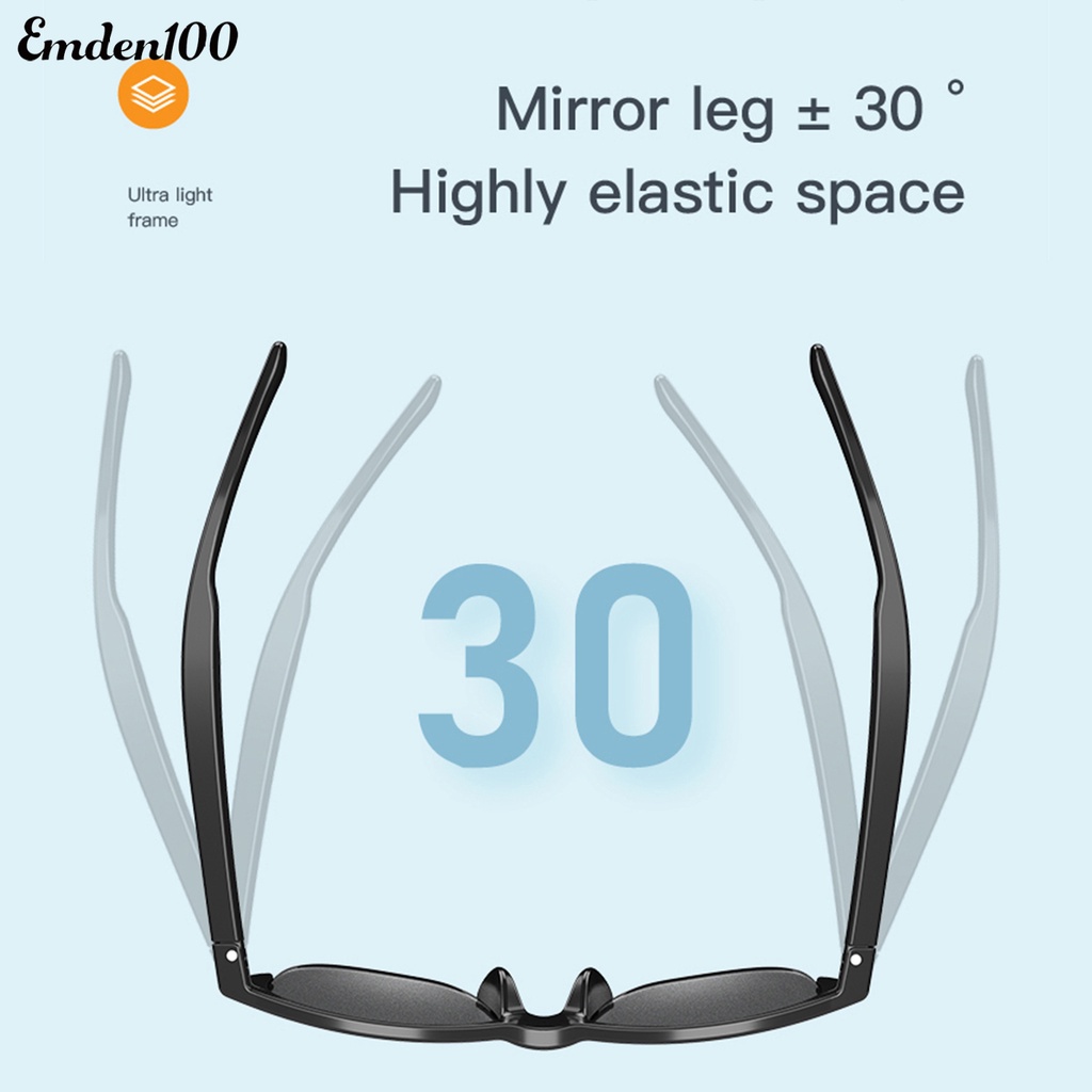 1 Bộ Kính Mát Thông Minh Chống Tia UV Bảo Vệ Mắt Cảm Ứng Vân Tay Kết Nối Bluetooth 5.3