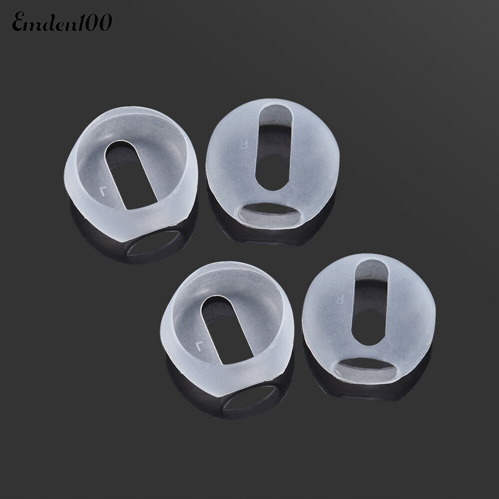 Set 2 Cặp Vỏ Bảo Vệ Hộp Sạc Tai Nghe Air-pods 1 2 Bằng Silicon Chống Trượt