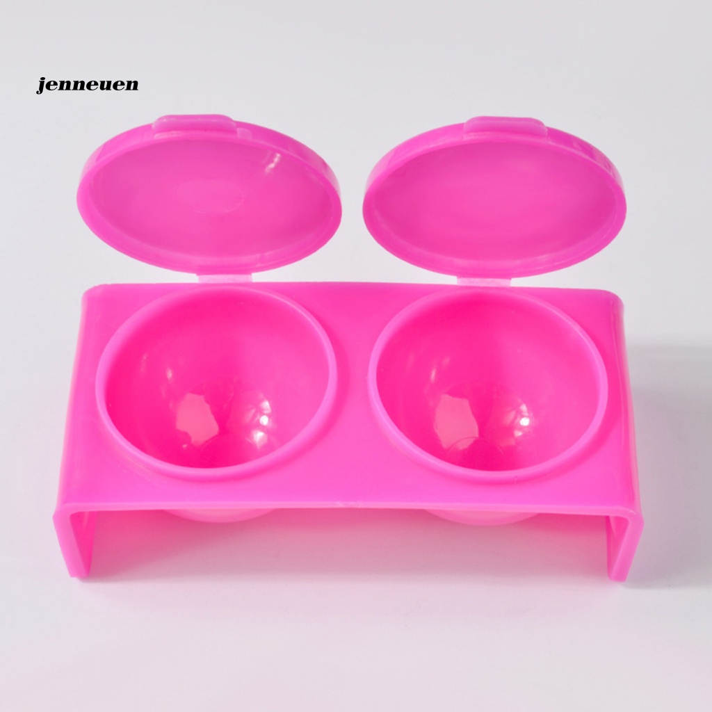 Set 2 Cốc Đựng Bột Làm Móng Tay Nghệ Thuật Có Nắp Đậy Tiện Dụng