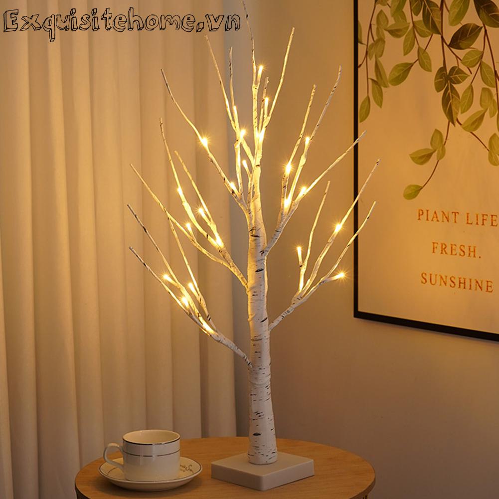 Đèn LED Để Bàn Chạy Pin Hình Cây Độc Đáo Trang Trí Nhà Cửa