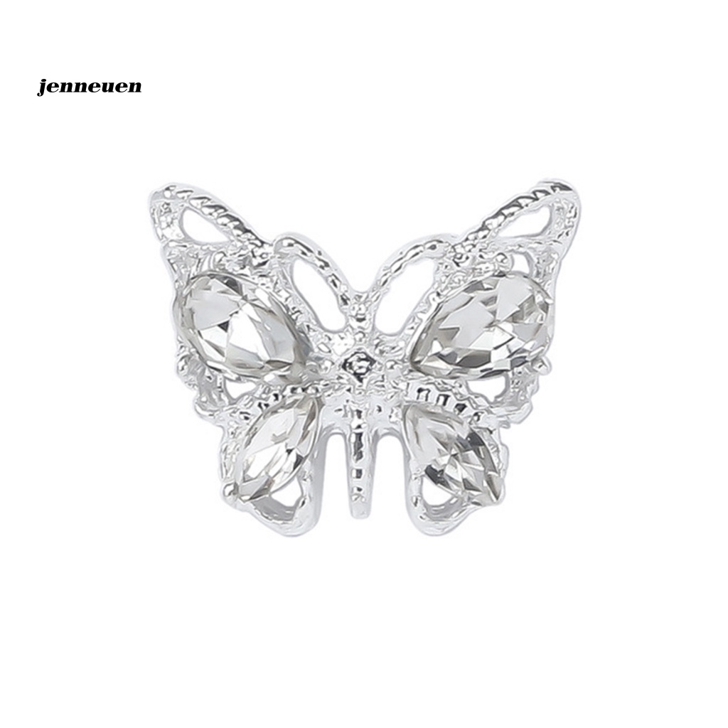 Set 20 Phụ Kiện Đính Trang Trí Móng Nghệ Thuật Hình Bướm / Trái Tim Xinh Xắn