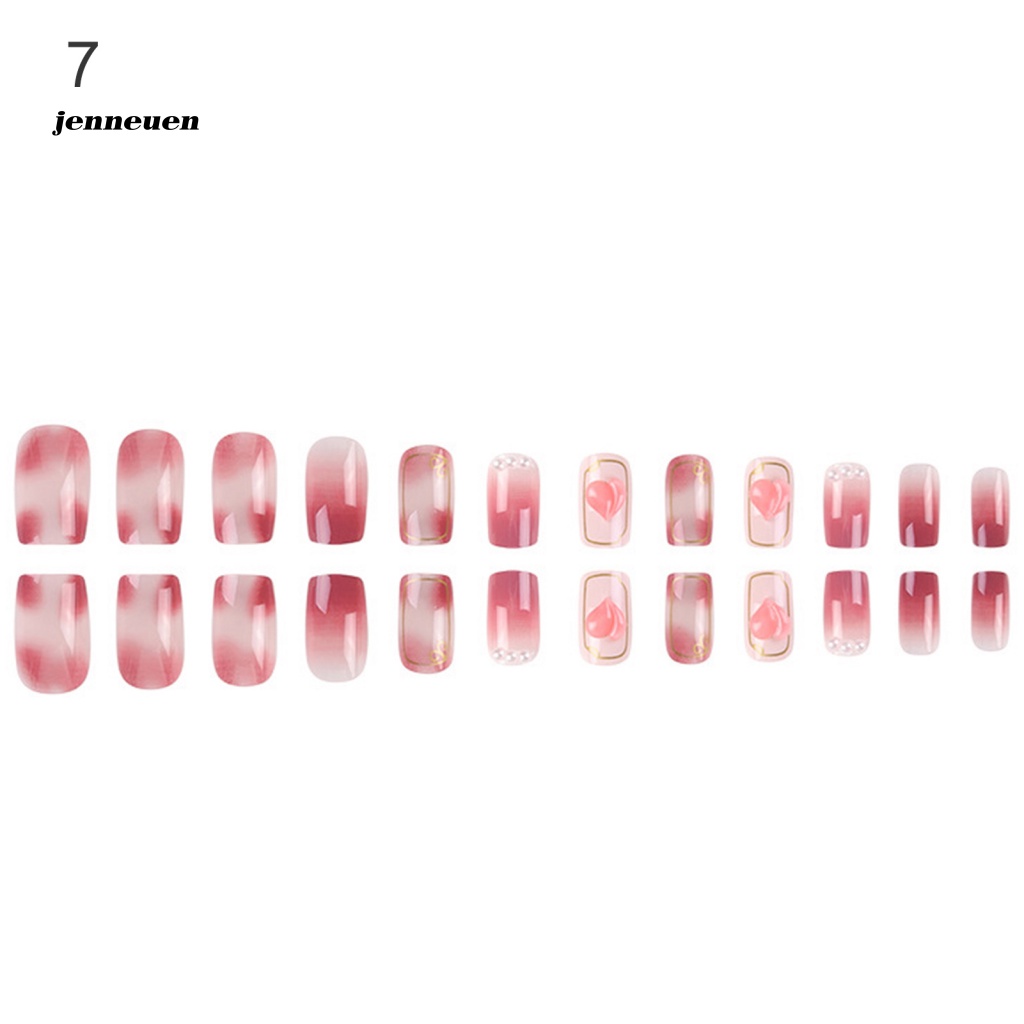 Bộ 24 Móng Tay Giả Bằng Nhựa ABS Toàn Diện Cho Nữ