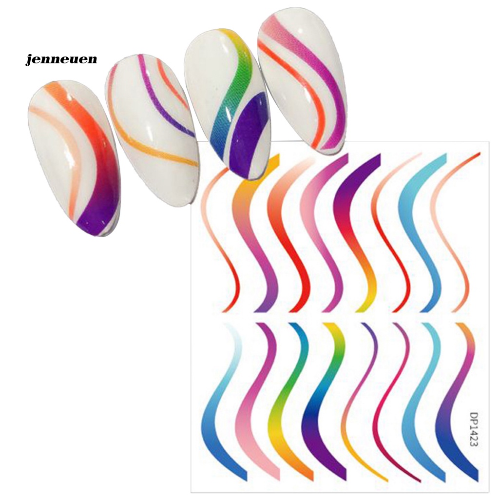 Miếng Dán Trang Trí Móng Tay Siêu Mỏng Họa Tiết Dập Nổi Xinh Xắn