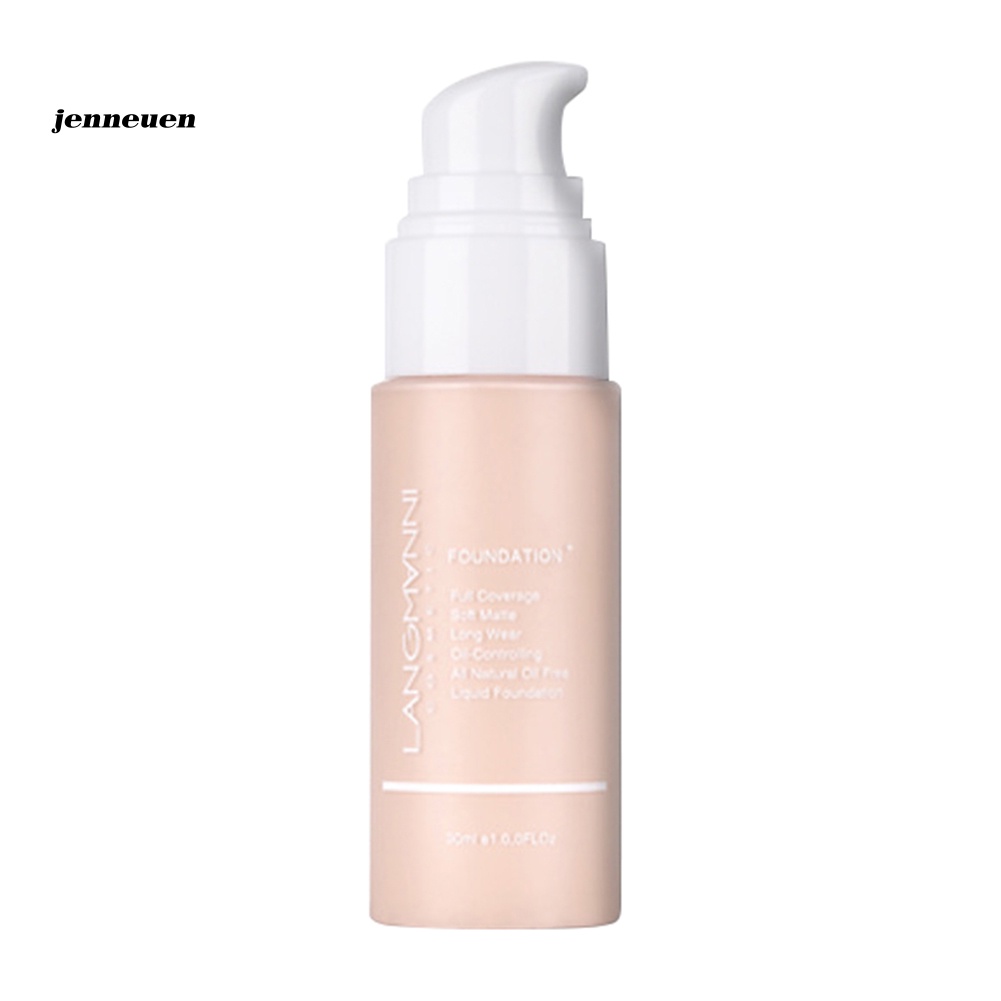 Kem Nền Dạng Lỏng Che Khuyết Điểm Toàn Diện Làm Trắng Da Chống Thấm Nước JEN Langmanni