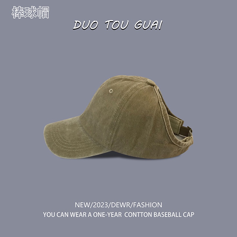 Mũ Lưỡi Trai Che Nắng Đầu To Mềm Mại Thời Trang Thể Thao Cho Nữ