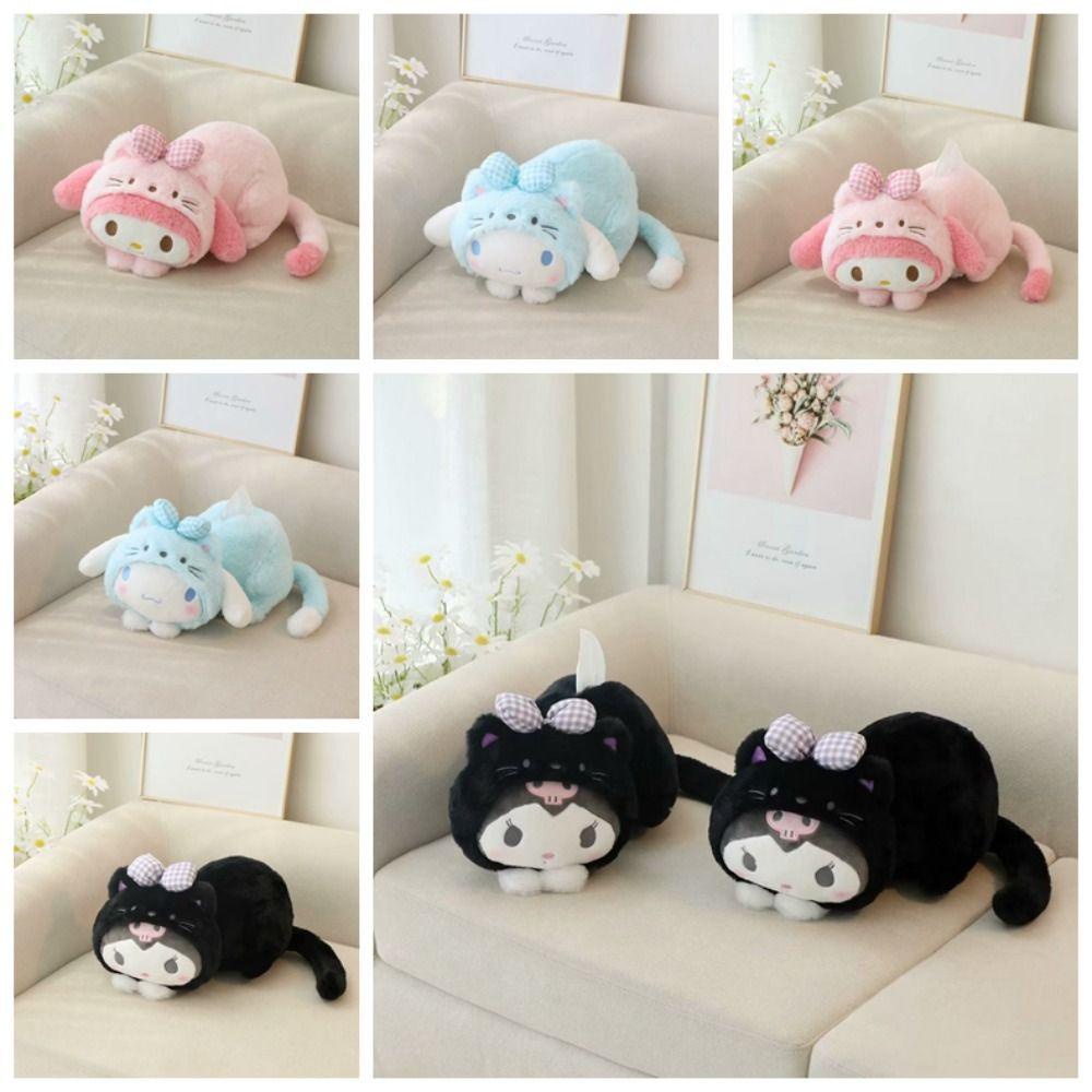 Búp Bê Nhồi Bông Kuromi 32x20cm Dùng Làm Quà Tặng Sinh Nhật