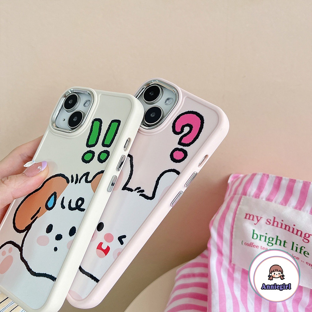 Ốp Điện Thoại Chống Sốc In Hình Thỏ / Cún Hoạt Hình Màu Hồng Cho iPhone 14 Pro 13 12 / 12pro 11 Pro Max