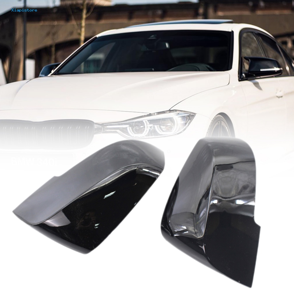 Bộ 2 Ốp Gương Chiếu Hậu Màu Đen Bóng Chống Mòn Thay Thế Tiện Dụng 51167292746 51162222543 51162222544 Phụ Kiện Chuyên Dụng Dành Cho BMW 3 Series F30 12-17