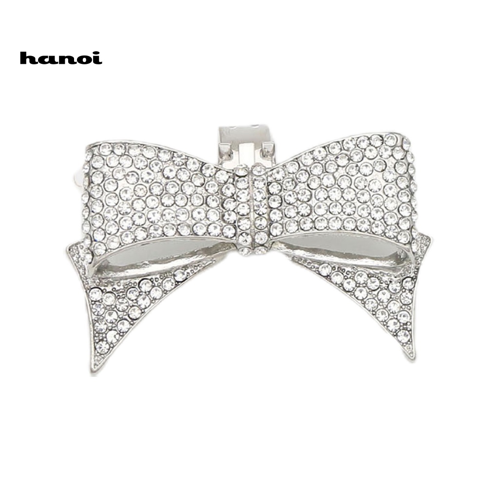 Han_giày Kẹp Đính Đá Thủ Công Cao Cấp Có Thể Tháo Rời Trang Trí Giày Nơ Bằng Hợp Kim Cao Cấp