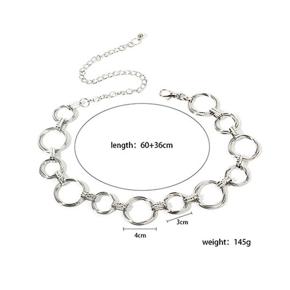 Thắt Lưng Dây Xích Vàng Bằng Hợp Kim Chất Lượng Cao Có Thể Điều Chỉnh Cho Nữ