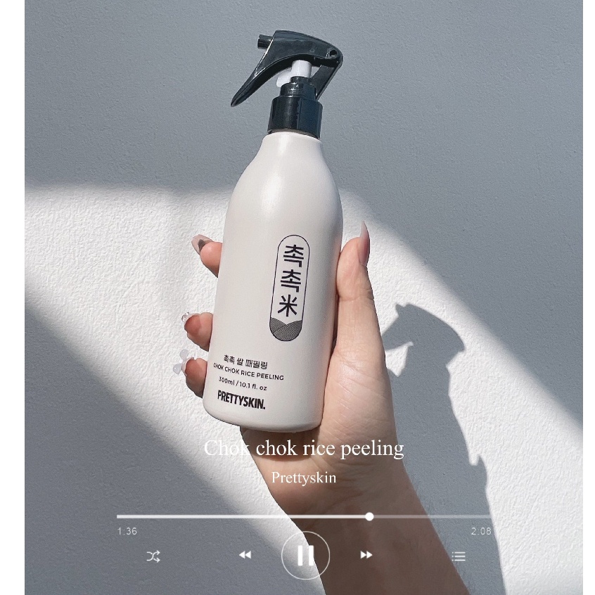 Tẩy tế bào chết body Pretty Skin Chok Chok Rice Peeling chiết xuất gạo non 300ml