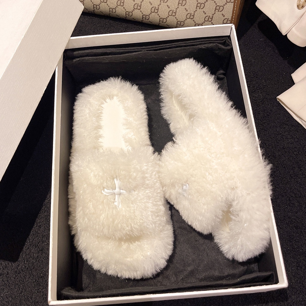 HHH Dép Lông Đế Dày 2023NEW mùa hè dép quai hậu Xinh Xắn