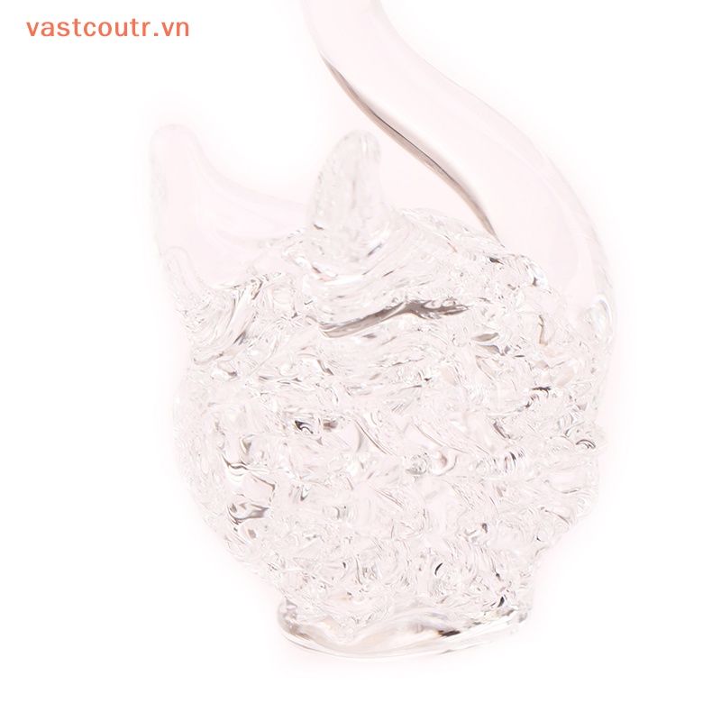 1 Bức Tượng Thiên Nga Bằng Thủy Tinh Pha Lê Để Bàn Trang Trí Nội Thất