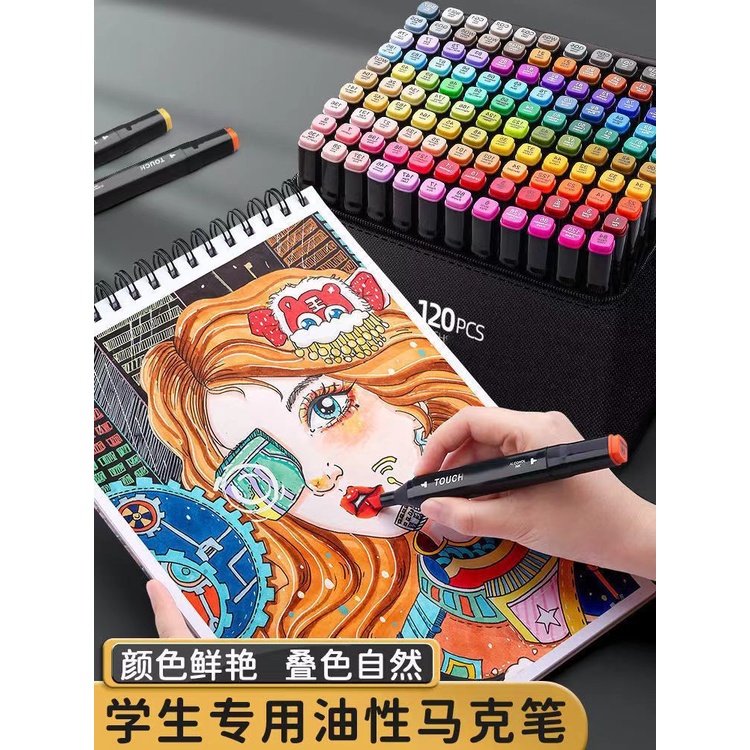 Bút Lông Màu Nước Hai Đầu 1,000 Màu Tùy Chọn 2Kg