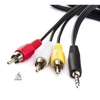 Dây loa 1 đầu 3.5 ra 3 av dài 1.5m 1 ra 3 giắc av dùng cho tv box dây cáp