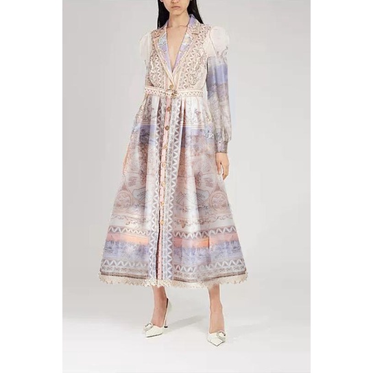 Đầm Maxi Phong Cách Retro 20237